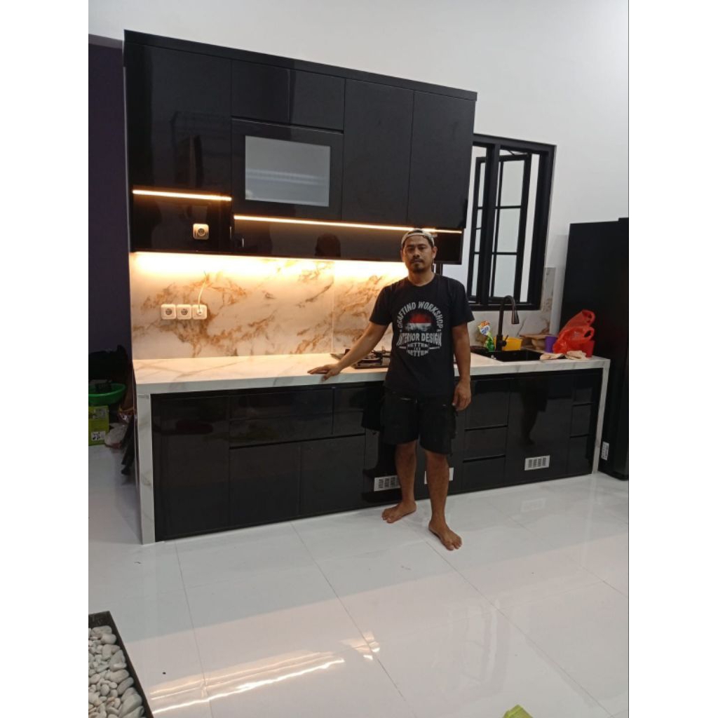 KITCHEN SET CUSTOM | FURNITURE HPL  | FURNITURE CUSTOM | KITCHEN SET MURAH | KITCHEN SET CUSTOM | KI