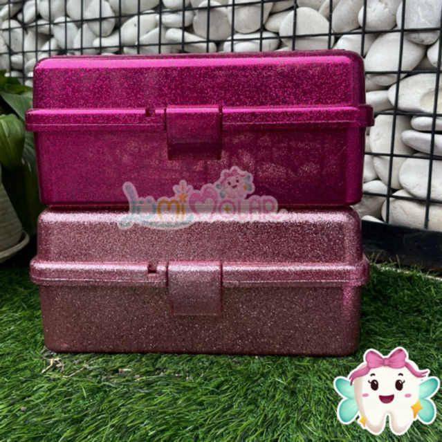 BACA DESKRIPSI  Ready Stock Glitter Toolbox | Dental Glitter Toolbox | Toolbox Glitter | Toolbox | L