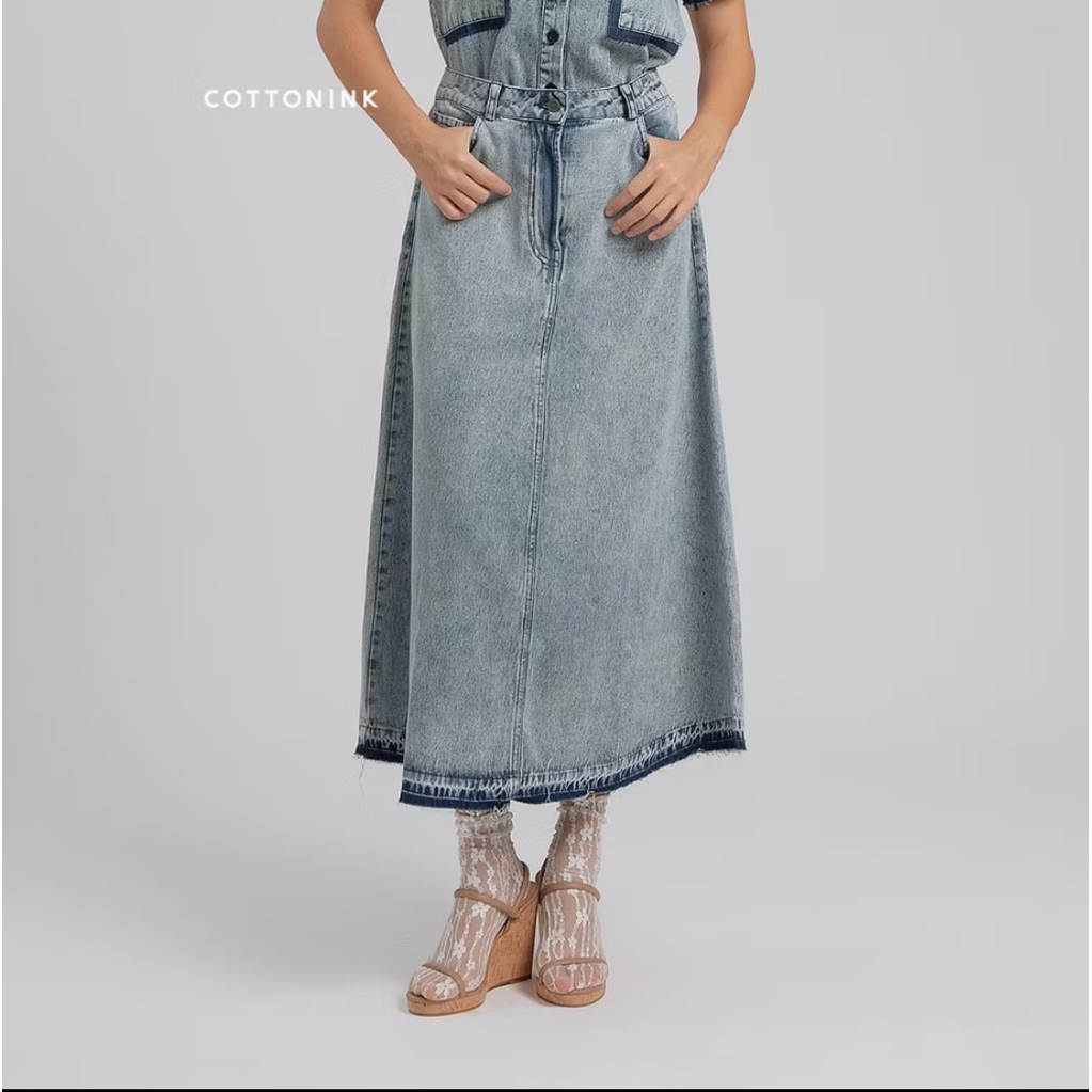 Cottonink rok denim / rok jeans