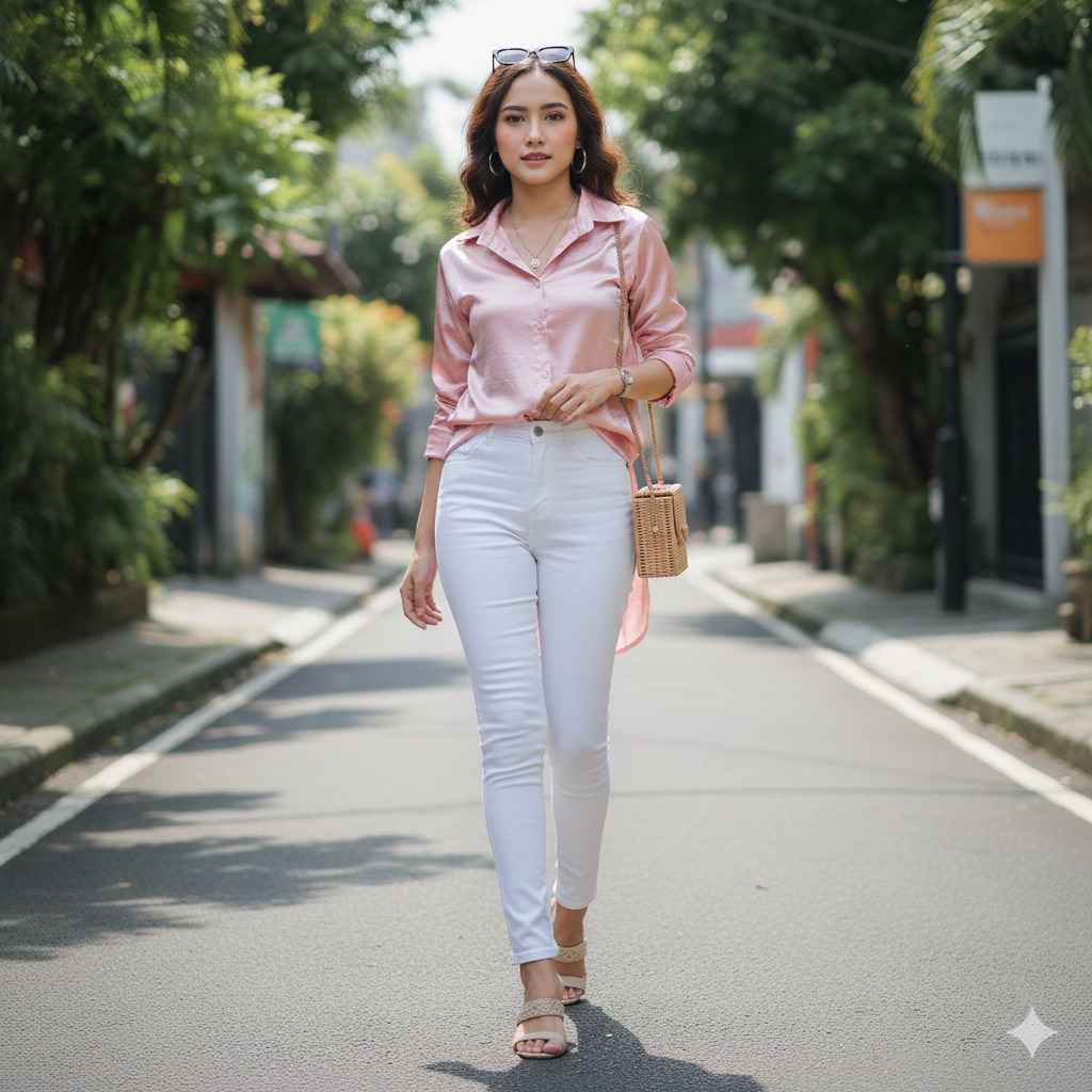 Zalima Shimmer Shirt  | kemeja shimmering mewah elegan | kemeja kilau kantor | kemeja premium polos