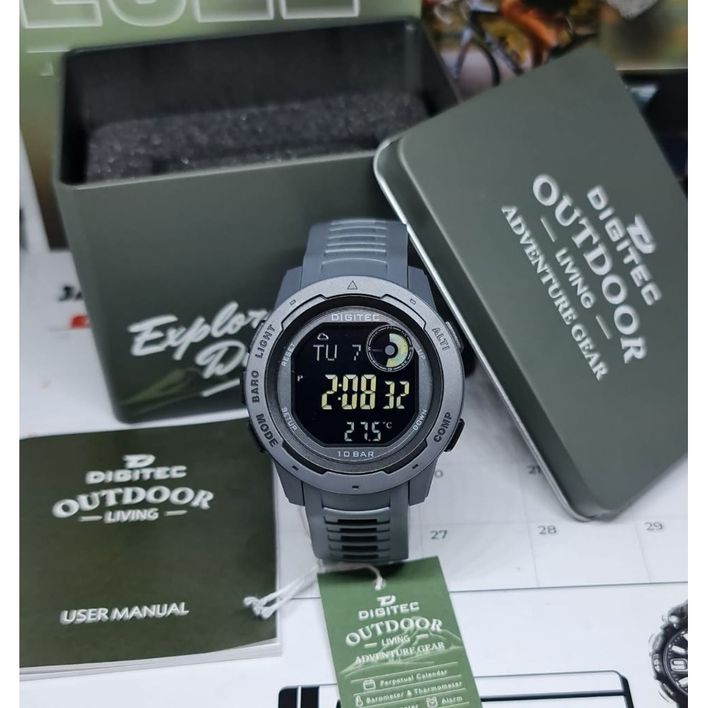 Jam Tangan Pria Digitec Dg8100 Original Waterresistan