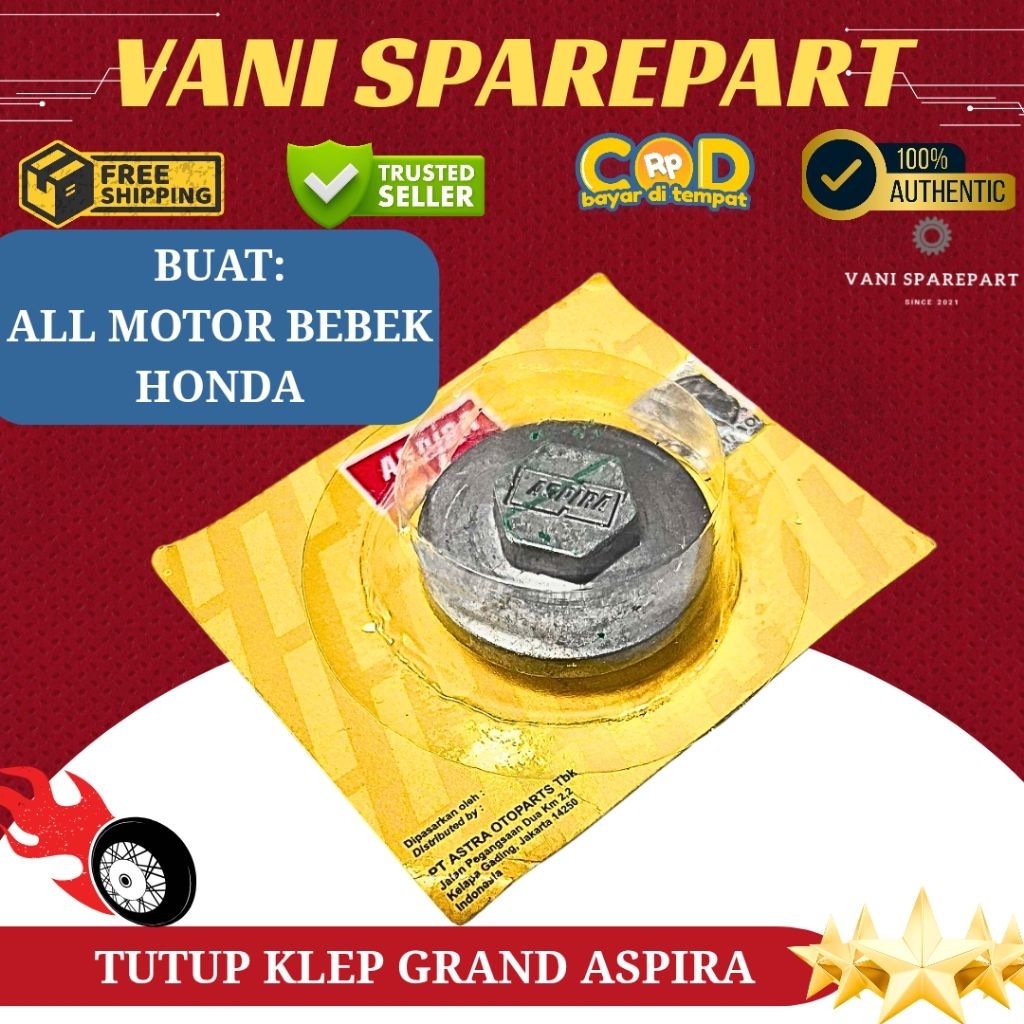 TUTUP KLEP TUTUP OLI MESIN GRAND WIN SUPRA X 100 REVO SUPRA FIT LAMA FIT NEW BEAT SPACY SCOOPY VARIO