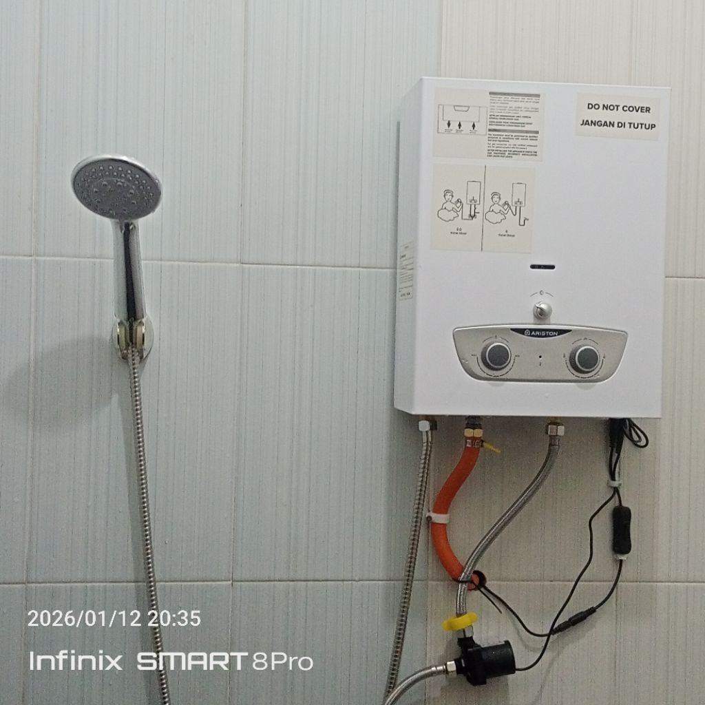 pompa dorong water heater