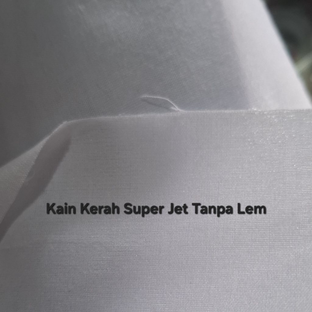 Kain Keras Kerah / Kain Super Jet Tanpa Lem