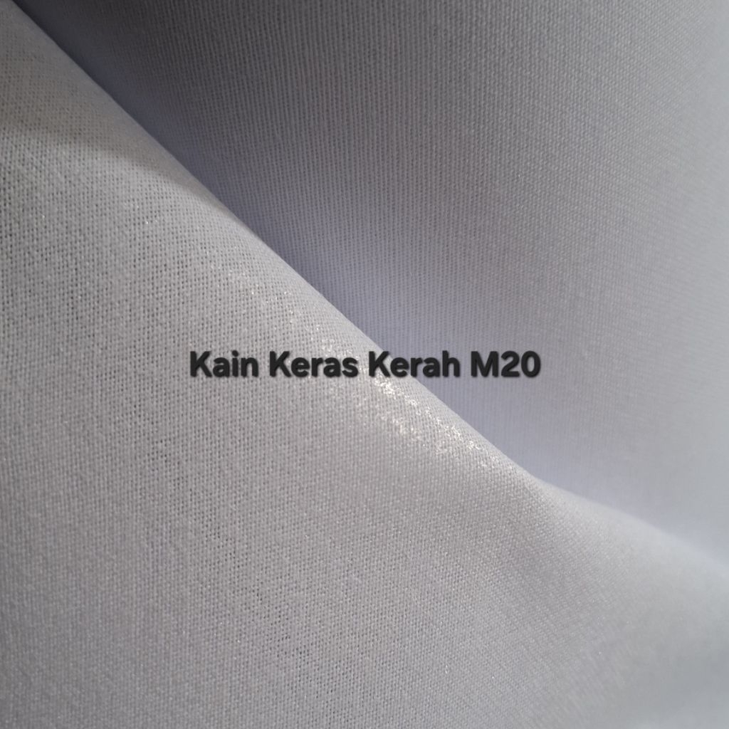 Kain Kerah M20 / Kain Keras Kerah Lem