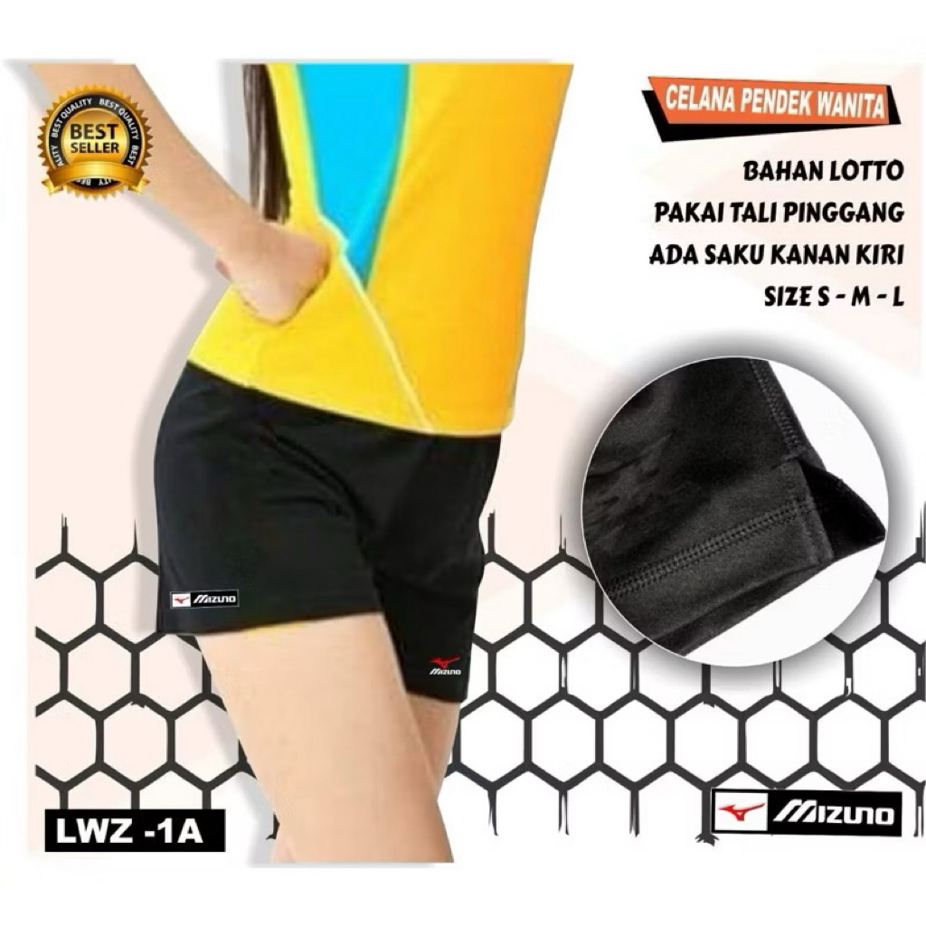 Celana voli mizuno wanita celana pendek olahraga voli cewek