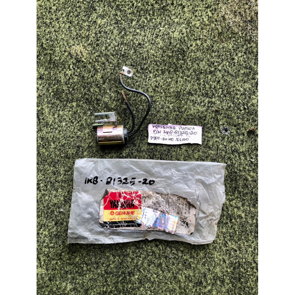 kondensor platina yamaha enduro dtx dt100 rx100 japan original nos 1k8 81325 20
