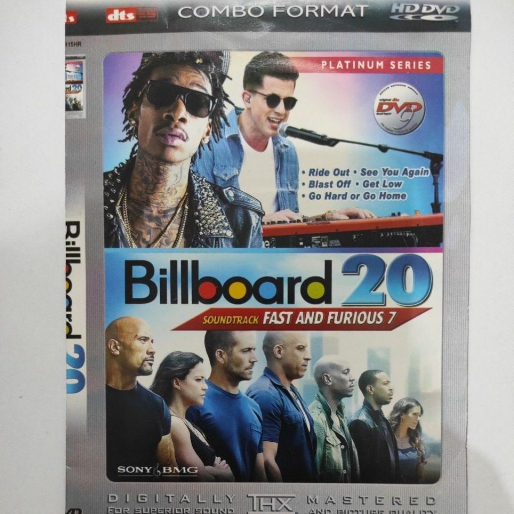Kaset Video Lagu Barat Billboard vol 20 Ost Fast and Furious