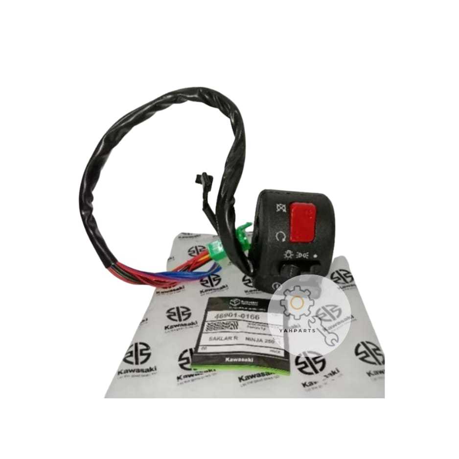 Saklar Holder Kanan Kawasaki Ninja 250, Saklar Kanan Stater Kawasaki Ninja 250 dll 0166
