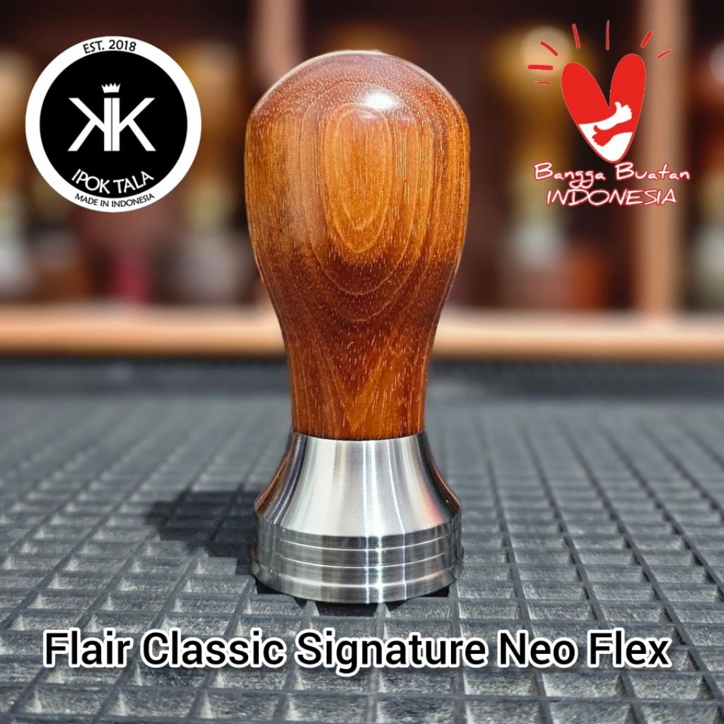 39.45mm Coffee Tamper Flair Classic Signature Neo Stainless304 Flat Base 39mm