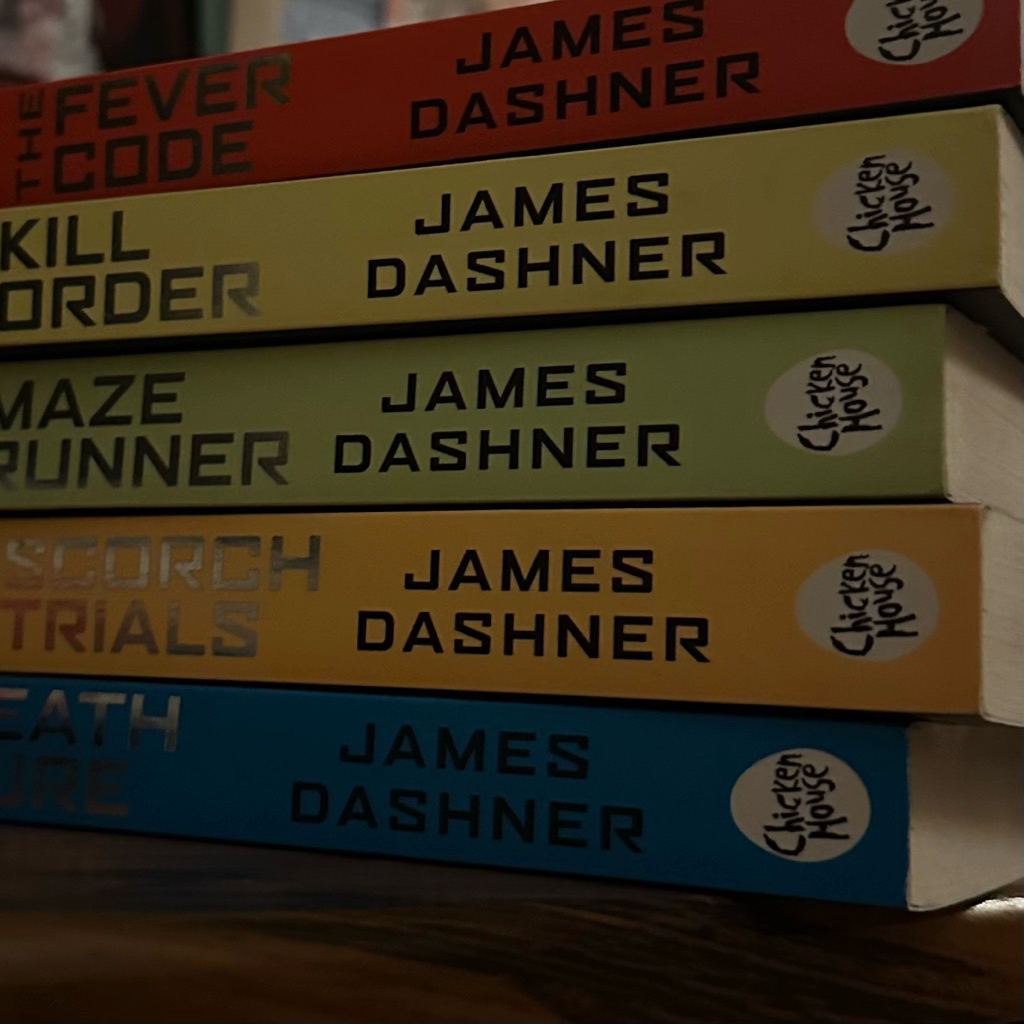 jual set the maze runner novel set book inggris english buku fantasy dystopian james dashner the sco