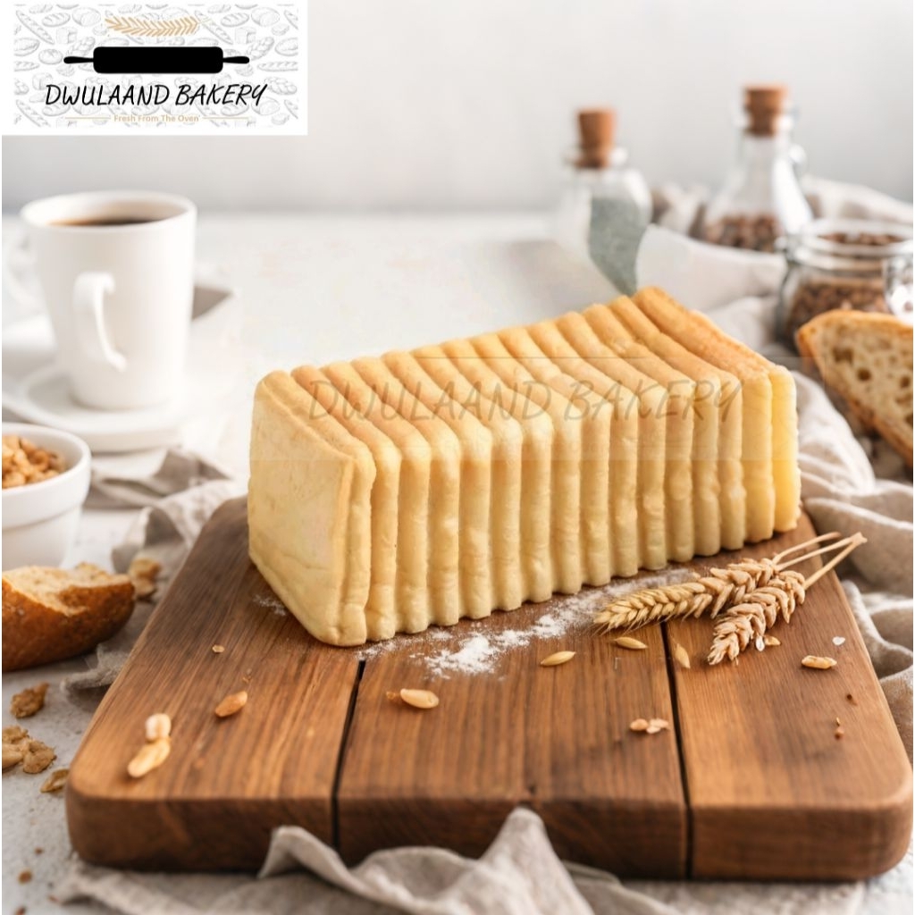 Roti  Bakar Tawar Khas Bandung/Roti Kasino/Roti Bandung/Roti Tawar/Roti Bandung/Roti/Roti Bakar