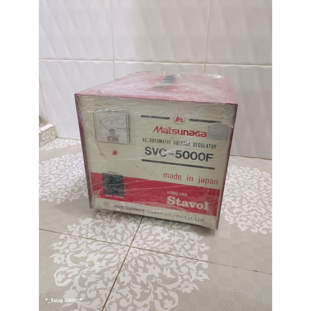 Stavolt/Stabilizsr SVC 5000 Matsunaga Made In Japan
