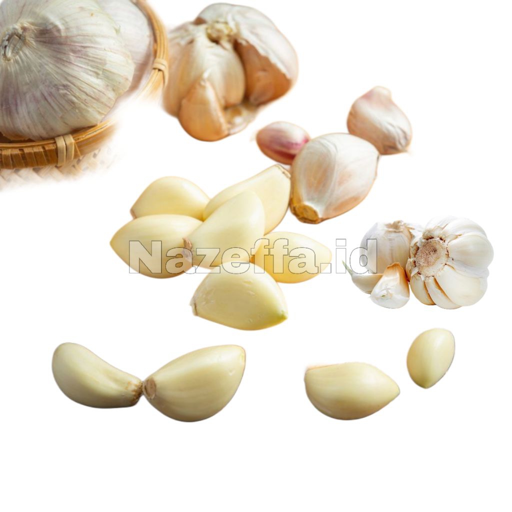 Bawang Putih Siung Berkualitas - BAWANG PUTIH SIUNG LEPAS SORTIRAN BERSIH 100 GRAM SAMPAI 1KG SUDAH 