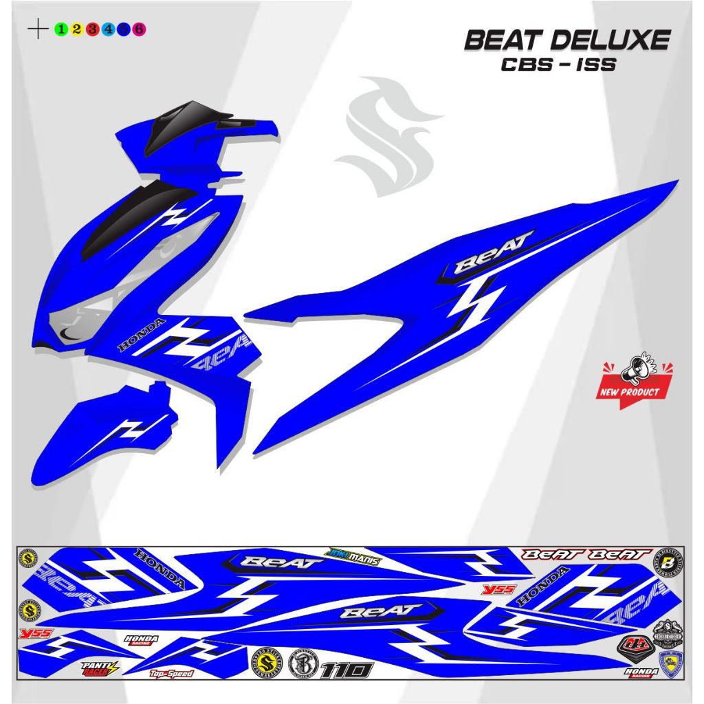 STRIPING VARIASI BEAT DELUXE 2021 2022