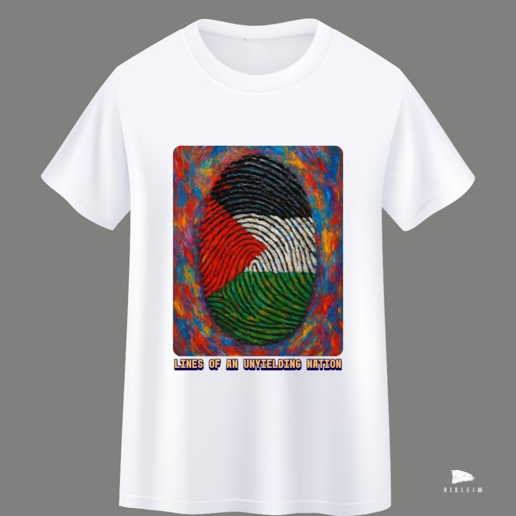 Kaos Palestina - Sidik Jari | Premium Tshirt