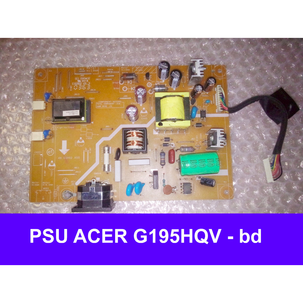 PSU - Power Supply - Mainboard Monitor LCD Acer G195HQV - bd