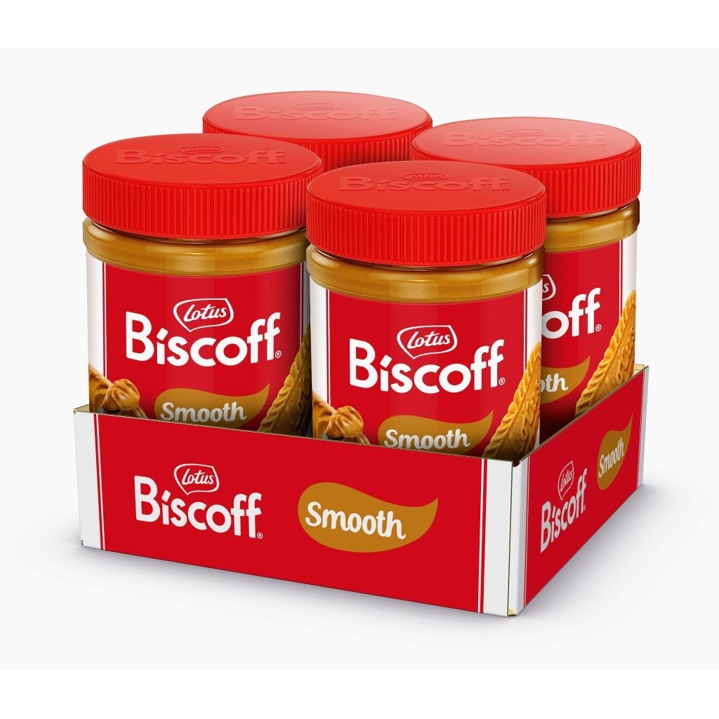 1 KARTON SELAI LOTUS BISCOFF SMOOTH 1,6KG ISI 4PCS / LOTUS BISCOFF SMOOTH