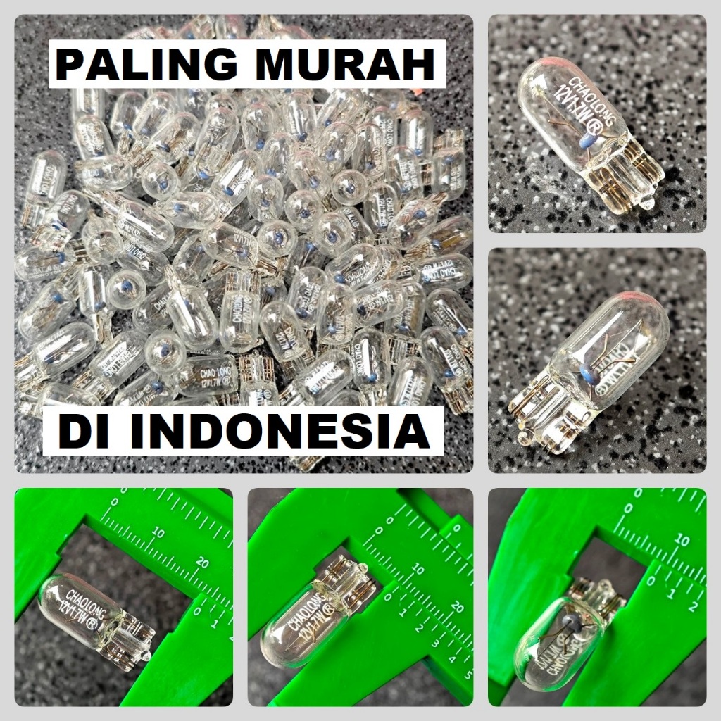 (8JQR) BOLAM TANCAP KECIL CHAOLONG ori bohlam tancep top gear gir indikator bolam lampu spedo speedo