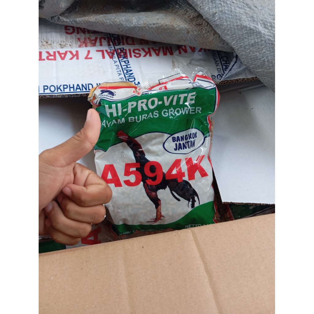 POR A591 K dan A594 K pakan ayam buras starter & pakan ayam buras grower kemasan 1 dos/20kg