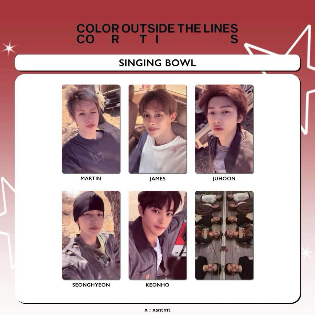 ( JANGAN CO, BACA DESK ) Sharing Pc Singing Bowl Cortis James Juhoon Martin Seonghyeon Keonho