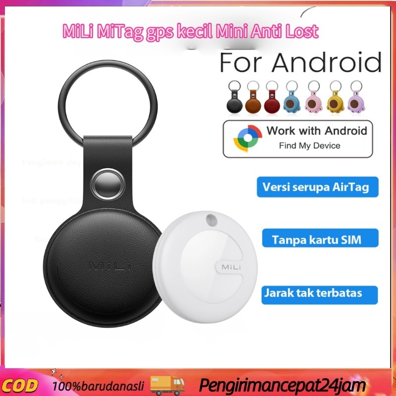 Produk Spesial Ramadan MiLi MiTag gps kecil Mini Anti Lost, Smart Tag Pencari Kunci Motor & Barang H