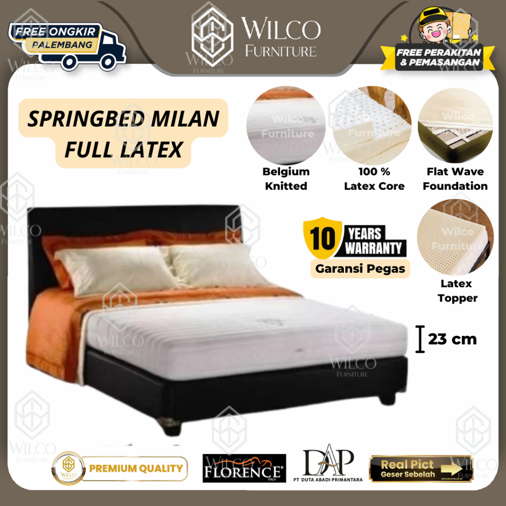 Kasur Springbed Florence Milan/ Matras Florence Milan/ Kasur Florence - 100 x 200