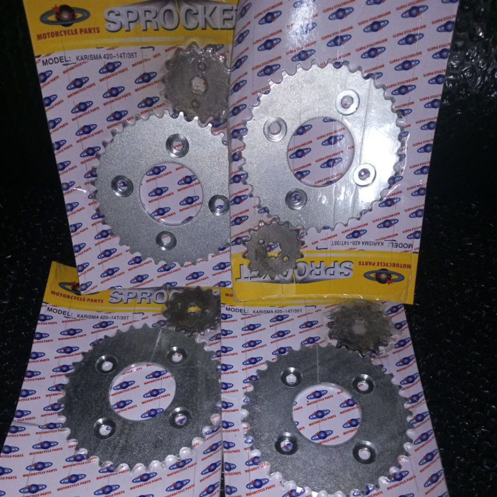 GEAR GIR SET MOTOR KARISMA 420-14T/35T