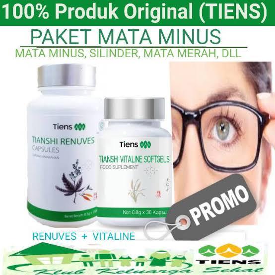 {TERLARIS} Renuves isi 150 kapsul untuk paket MATA MINUS, PEMUTIH KULIT, PEROKOK, ASMA, PARU-PARU BA