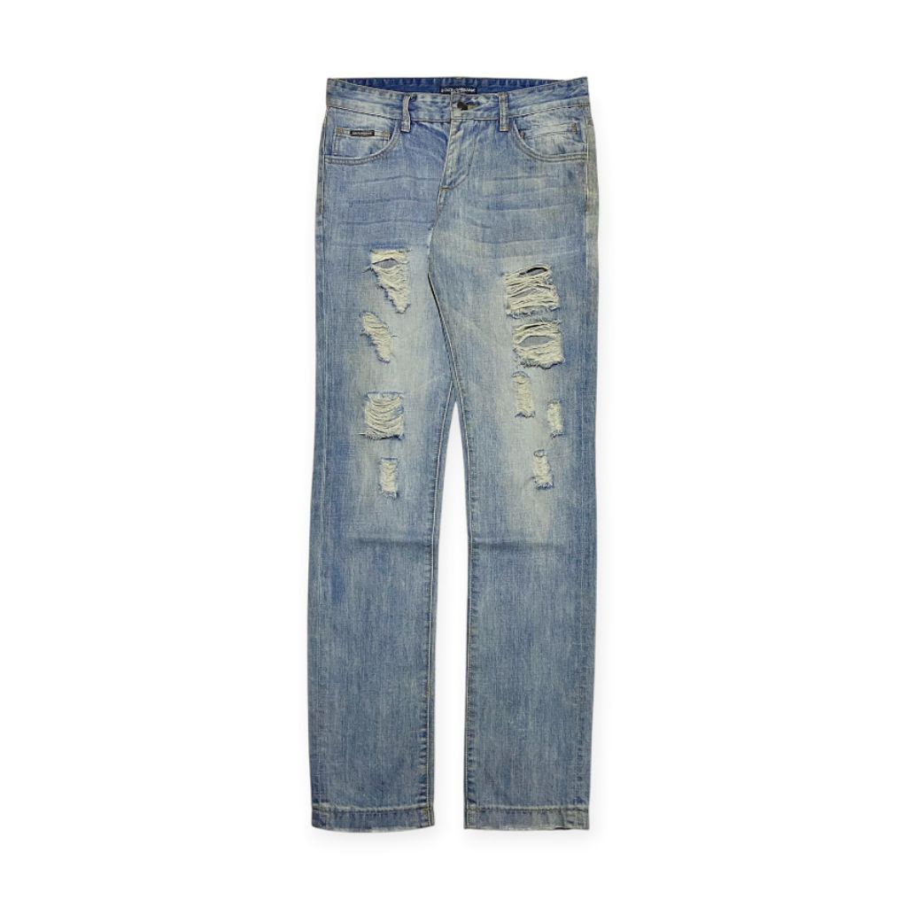 AUTHEN DOLCE & GABBANA RIPPED JEANS