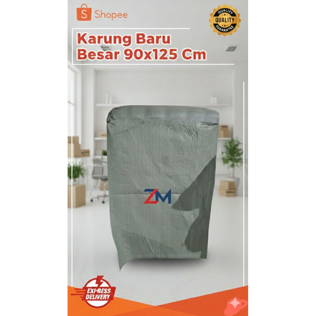 Karung Baru Plastik, Karung Baru, Karung Besar, Karung Paket - Ukuran 90x125 Cm tebal & kuat