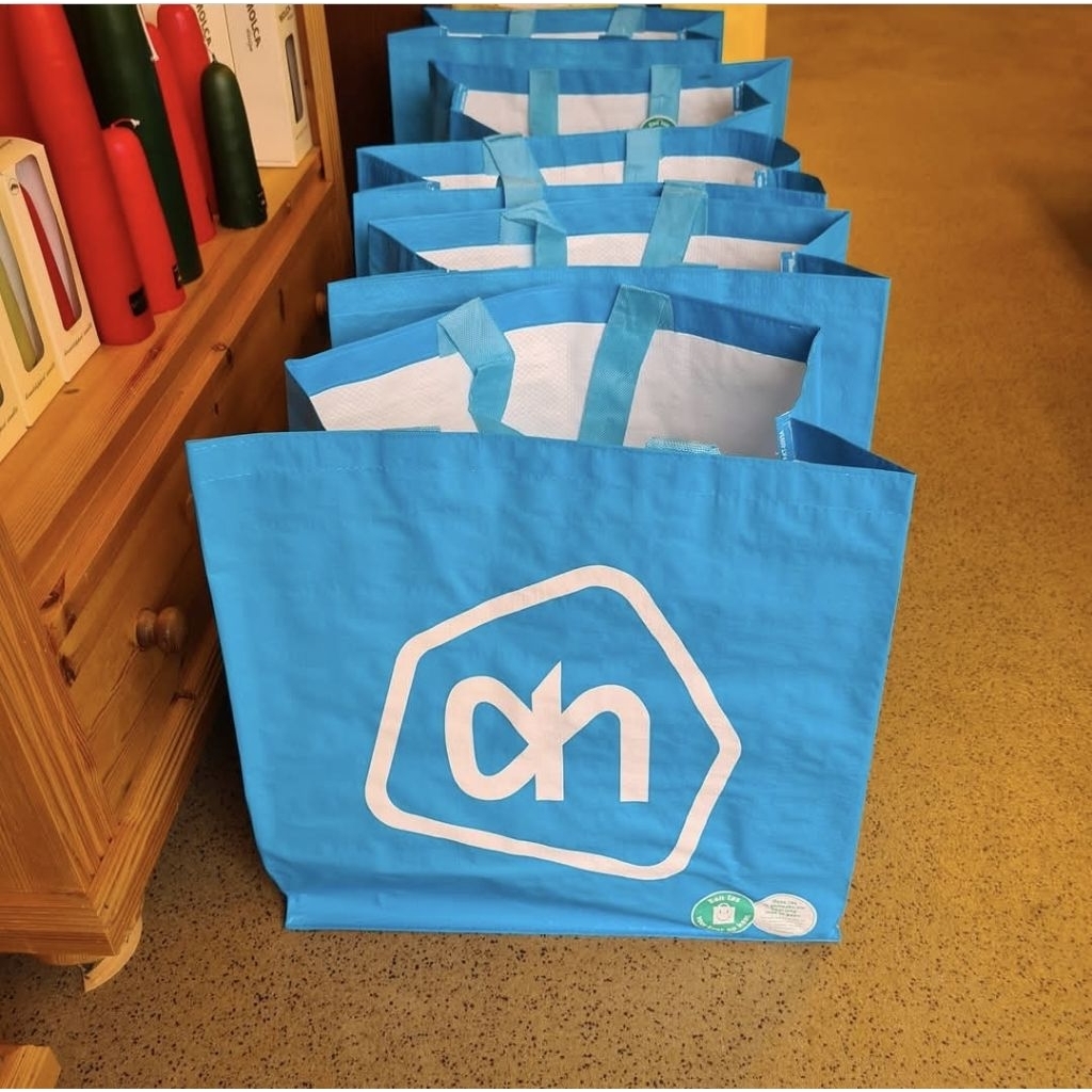 Shopping Bag AH Netherlands Albert Heijn Eco Bag Tas Belanja Belanda