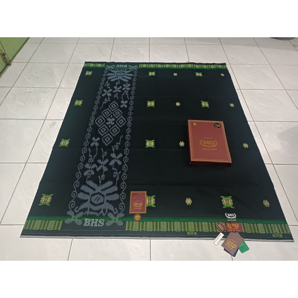 SARUNG BHS EXCELLENT HITAM SONGKET TERBARU