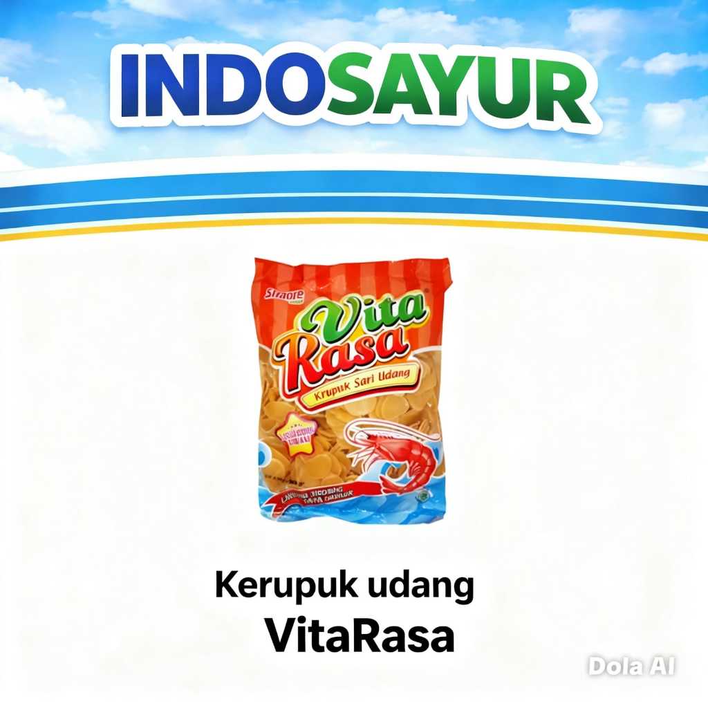 Krupuk Vitarasa Udang (Repack)