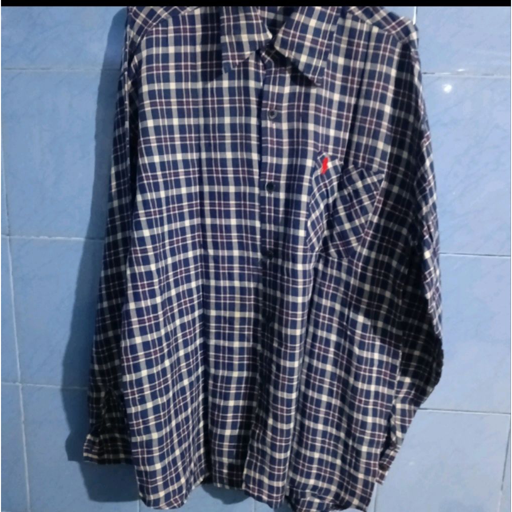 kemeja flannel polo Ralph