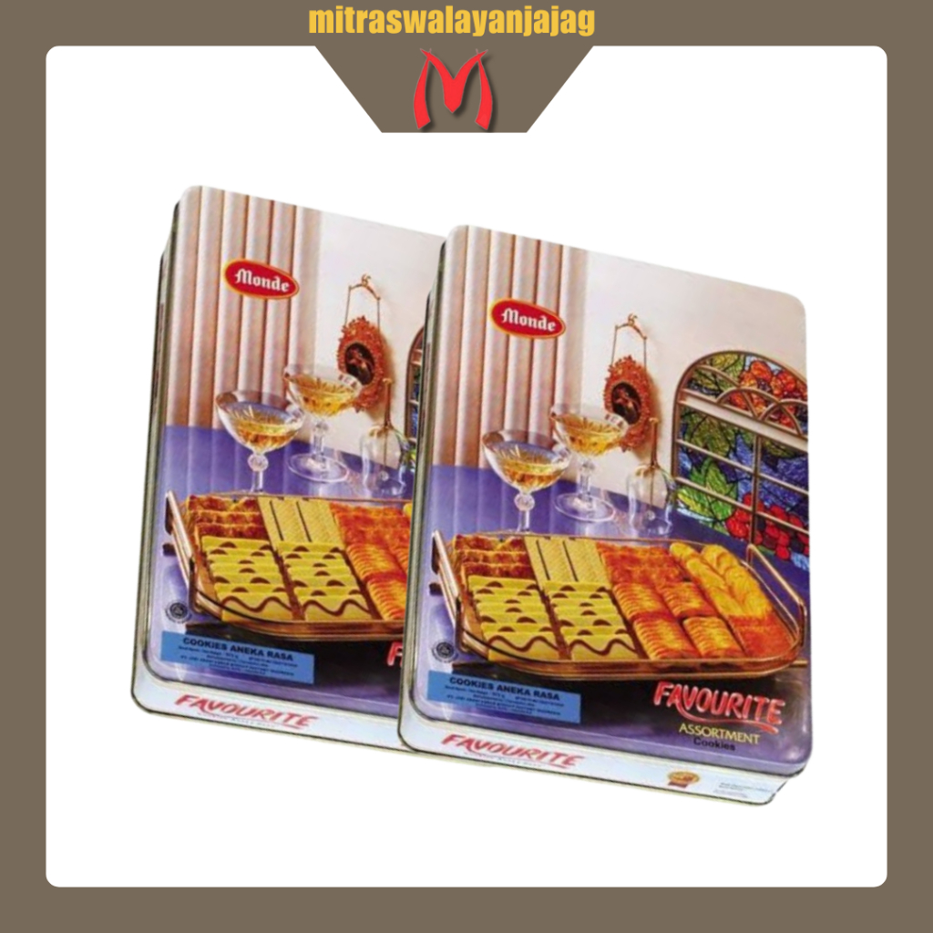 [PCS] Monde Favourite Biskuit Kaleng 575gr (kue lebaran kaleng)