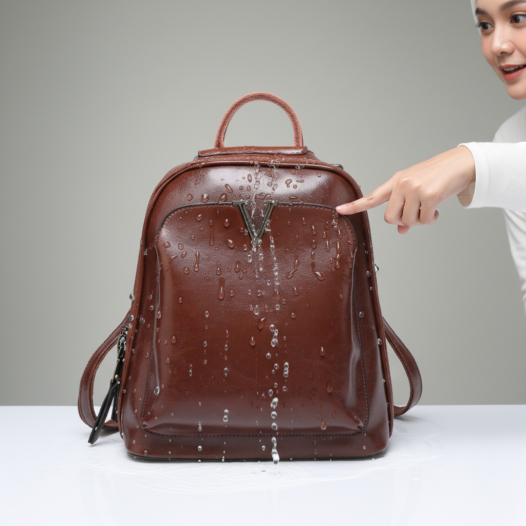 Ransel Wanita Backpack Tas Ransel Wanita Backpack Wanita Kulit Import Korea Punggung Kantor Kerja Ku