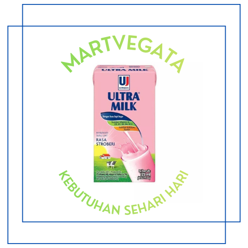 (MART) Susu Ultra Milk UHT 125 ml ( Satuan )