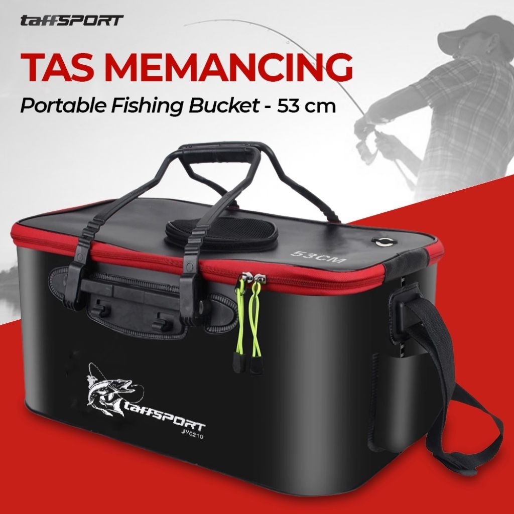 Ember Lipat/ Tas Perlengkapan Mancing / Tempat Umpan Udang Waterproof