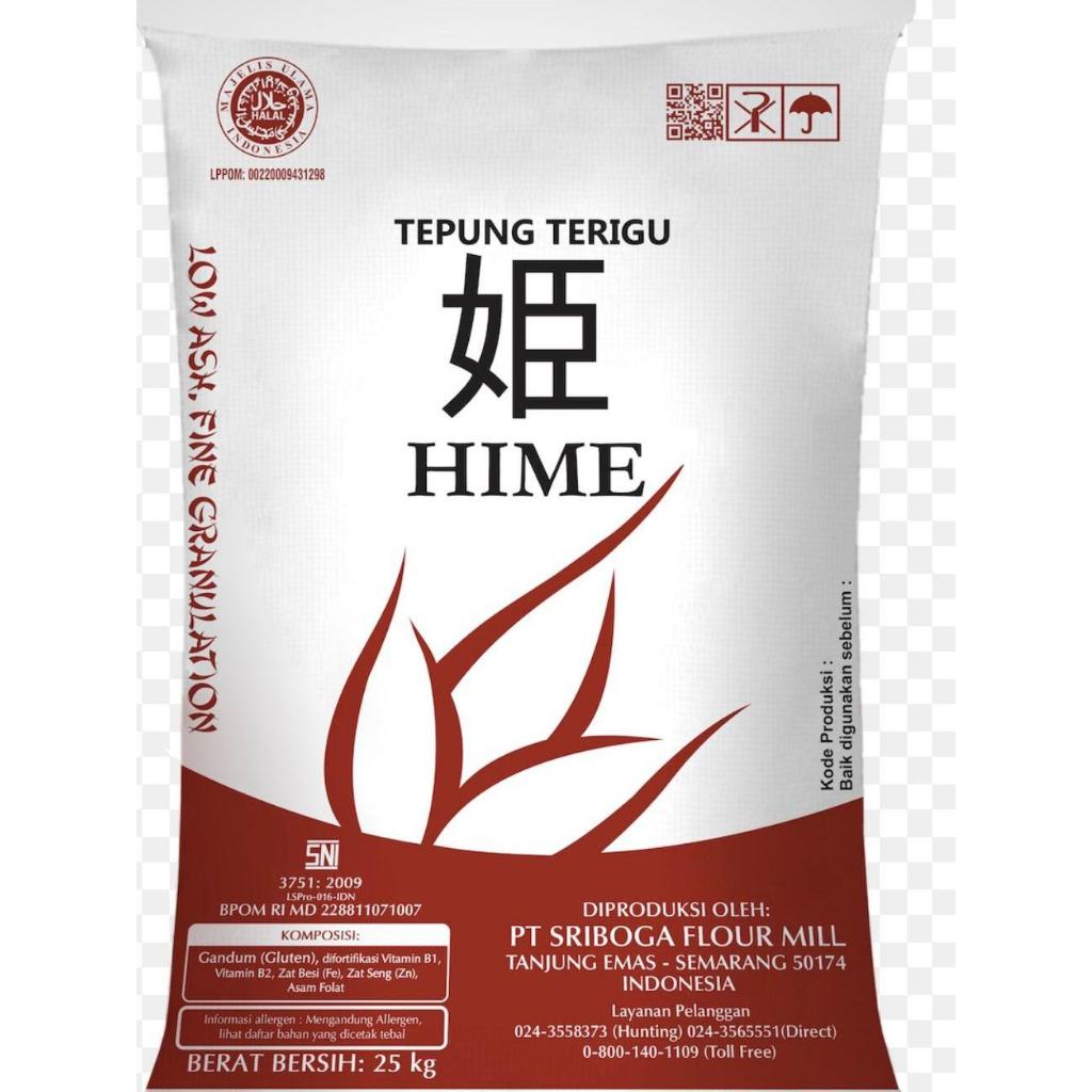 Tepung Terigu Hime 25kg Bread Flour protein tinggi tepung roti