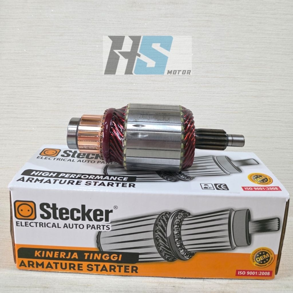ARMATURE STARTER 4D33 12v ANGKER STATER MOBIL MITSUBISHI TRITON PAJERO SPORT L200 STRADA KUDA DIESEL