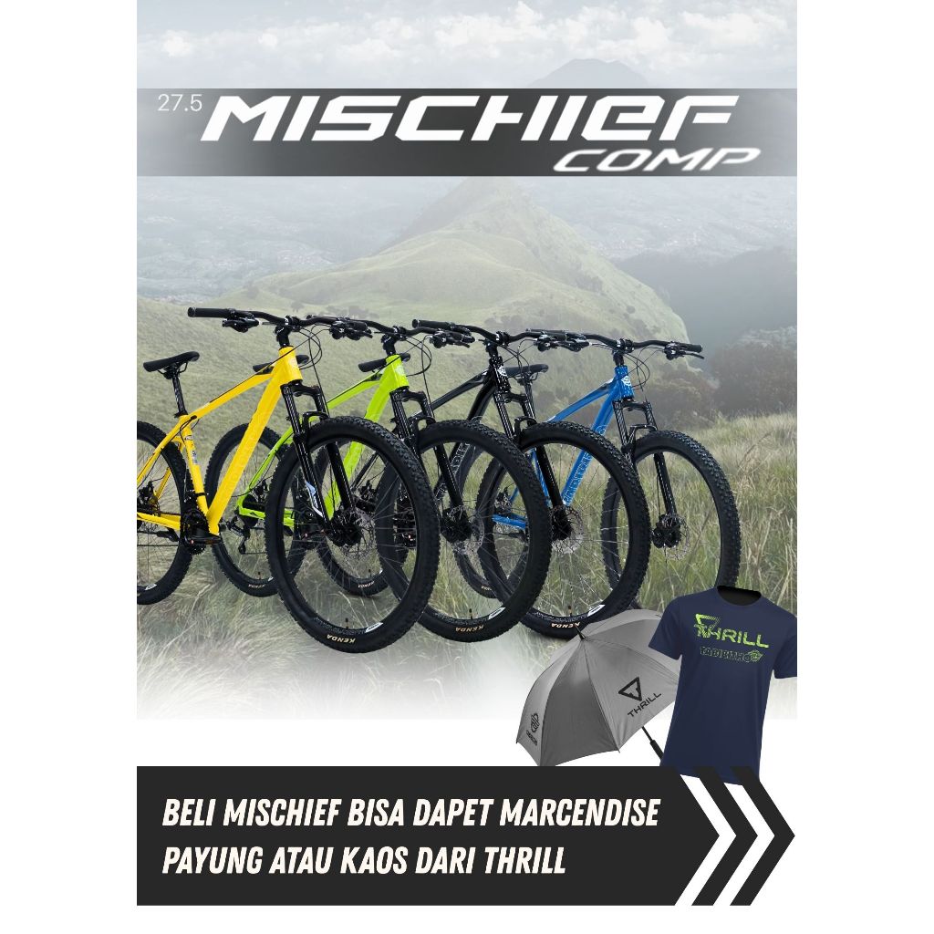 SEPEDA GUNUNG 27.5 MTB TABIBITHO MISCHIEF COMP - FRAME ALLOY