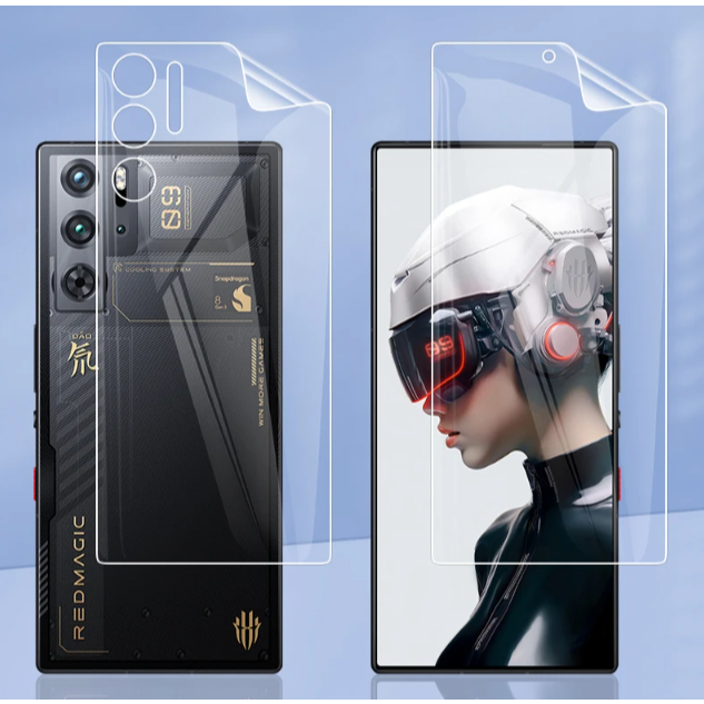 B00M Hydrogel Bening DEPAN BELAKANG ZTE NUBIA RedMagic 11 PRO Red Magic 8S PRO 8sPro 6 6S Pelindung 