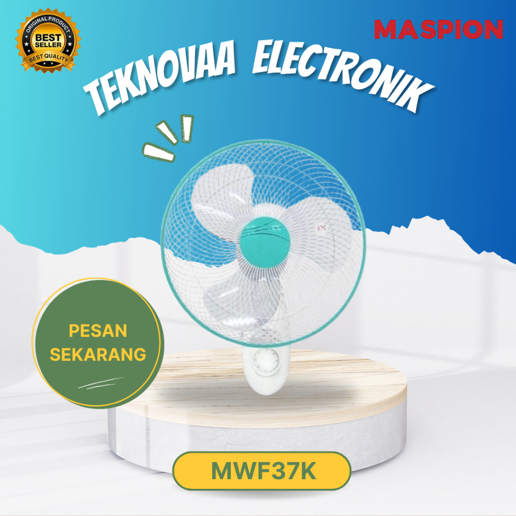 MASPION KIPAS DINDING MWF 37K KIPAS ANGIN/MWF37K/MWF 37K/MWF 37 K/MWF37 K/ORIGINAL MASPION/GARANSI