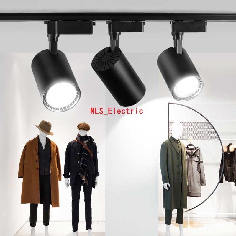 PAKET 4 LAMPU + 1 REL 1.5M lampu sorot spot rel lampu tembak 10w (isi 4 LAMPU + 1 TRACK RELL / SET)