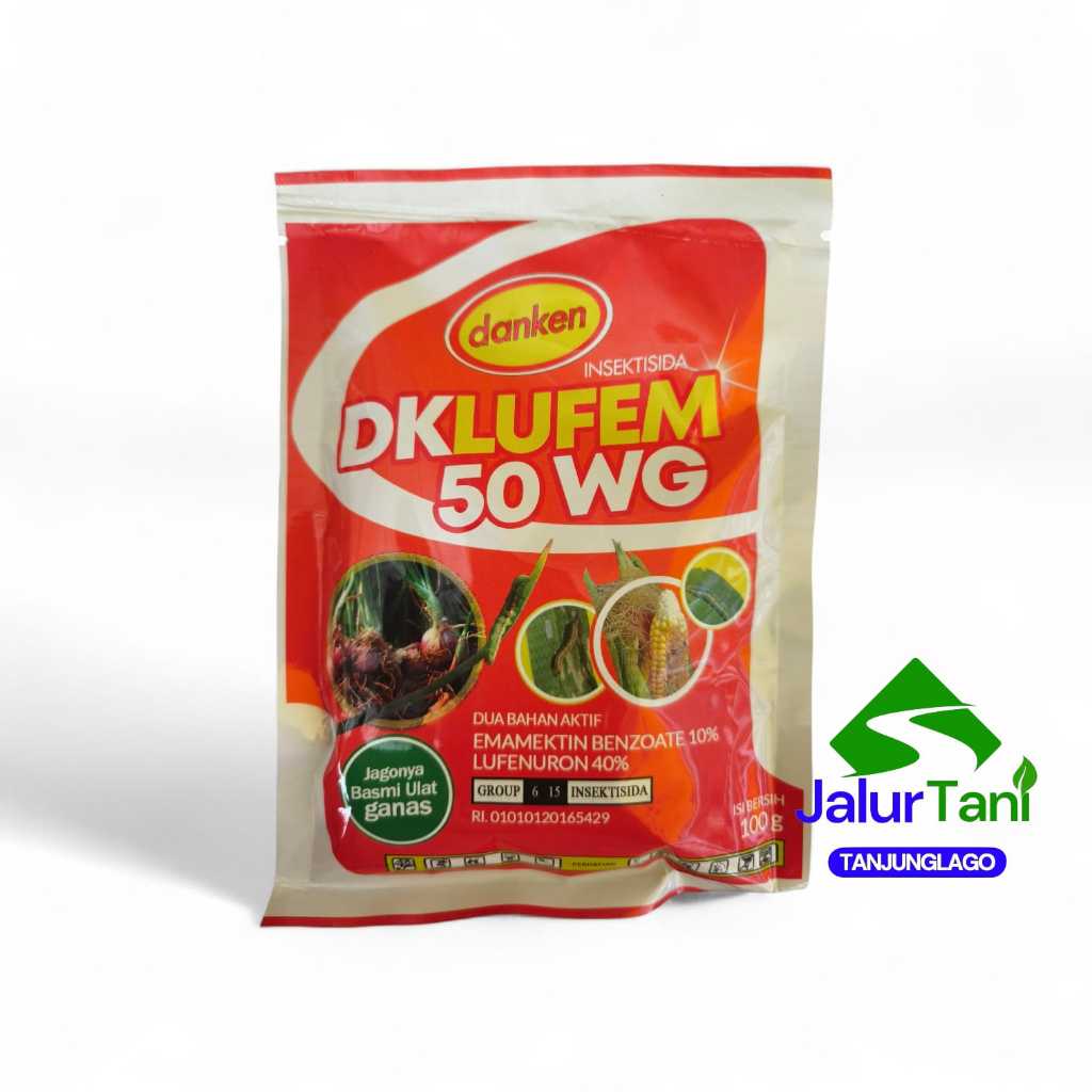 Insektisida DK Lufem 50WG 25gr Mengendalikan Ulat Grayak dan Ulat FAW Emamectin Benzoate Lufenuron S