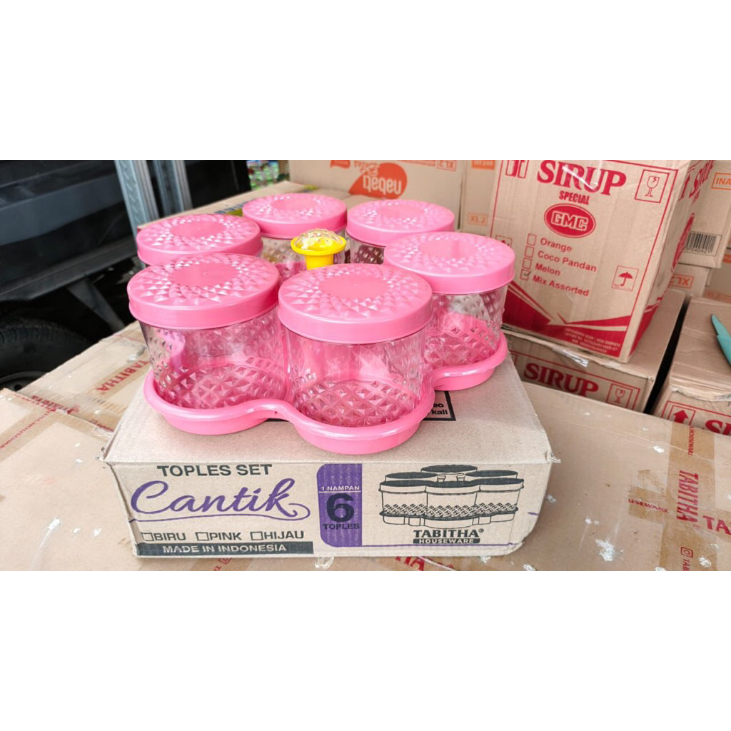 TOPLES CANTIK 6 DAUN // TOPLES PLASTIK LEBARAN HARI RAYA