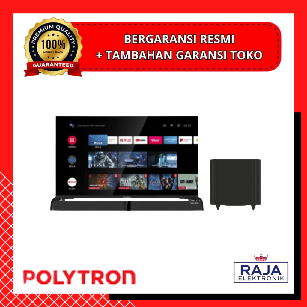 TV LED Polytron 43BAG9953 - 43inch - Garansi Resmi