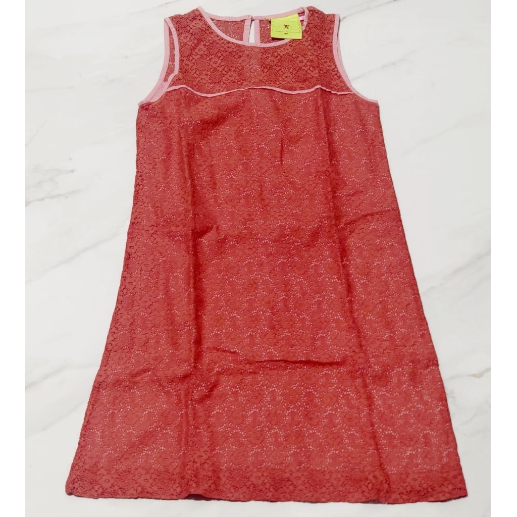 DRESS ORANGE BRUKAT MARTINA PINK SIZE 2 LD 76CM