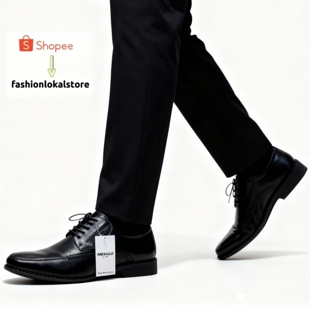 Pakalolo Sepatu Pria Formal Pantofel Kerja | Sepatu Pakalolo Formal Kulit Nyaman Elegan Original